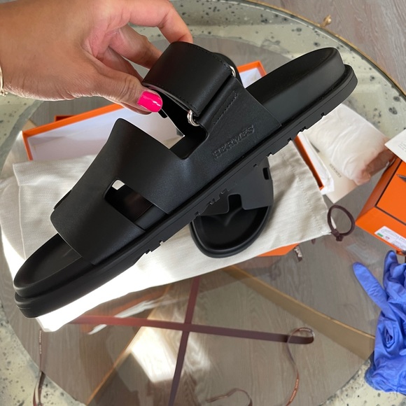 Authentic HERMES SOLD OUT Men’s Chypre Sandals SZ. EU 42 or 11.5 US - Picture 7 of 7